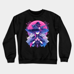 Pastel Goth Crazy Witch Crewneck Sweatshirt